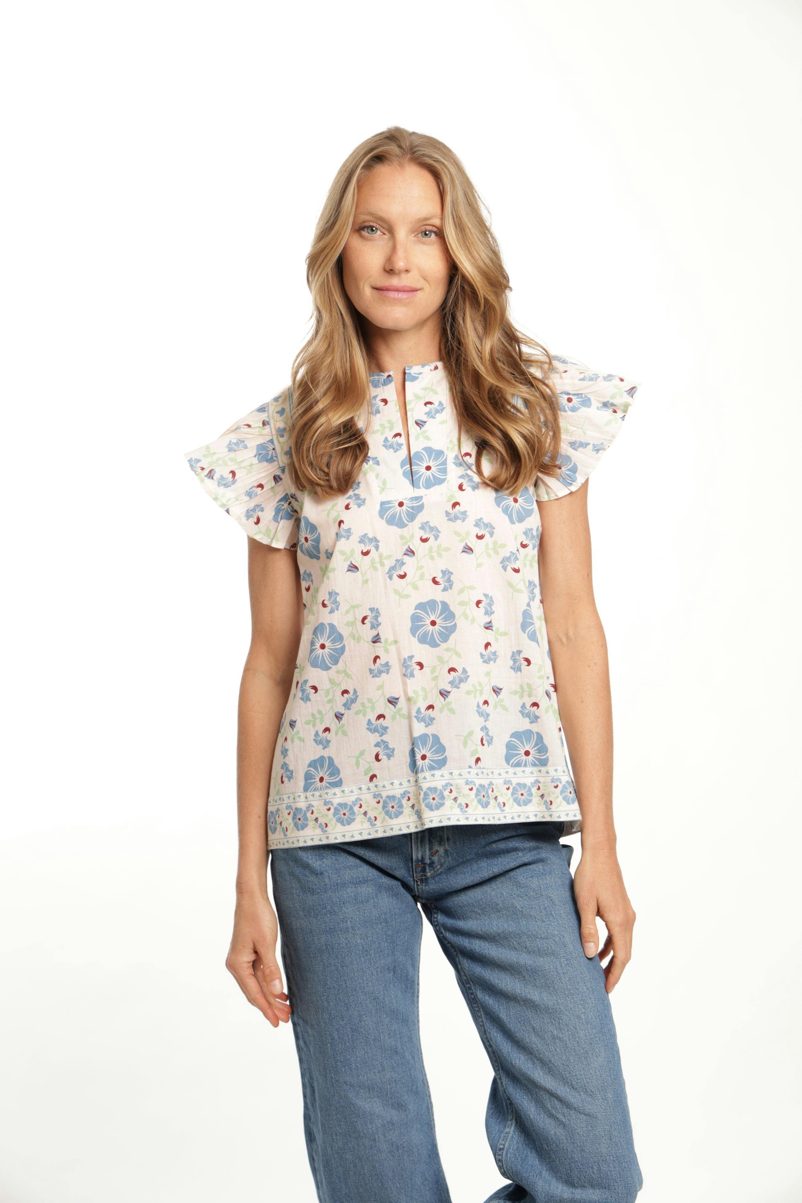 Marion Top - Pastel Cream