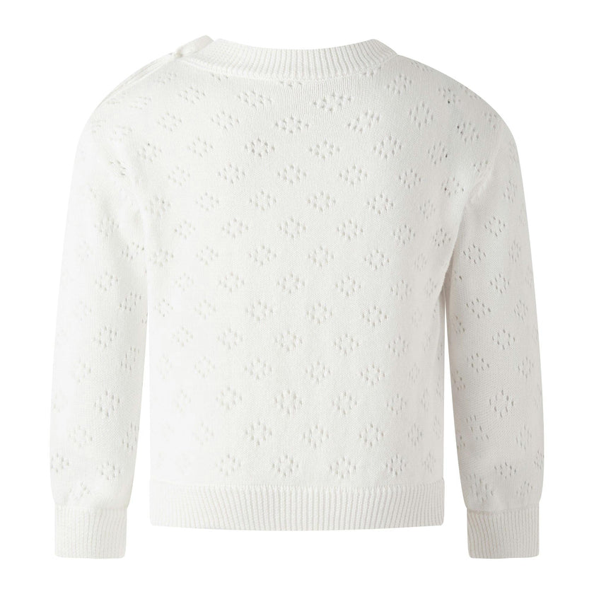 Ivory Pointelle Sweater & Legging Set