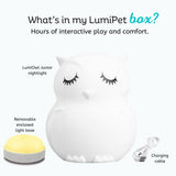 LumiPets® Owen the Owl- Children's Touch Night Light Junior
