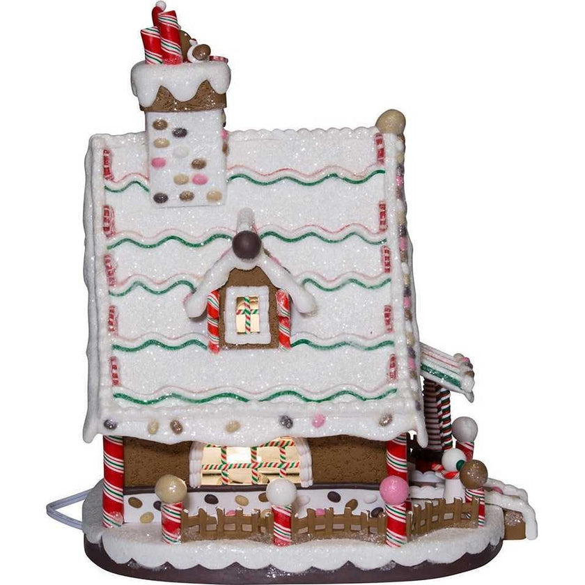 12-Inch Lighted Christmas Gingerbread House