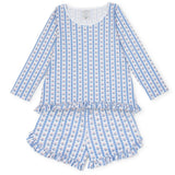 Kathryn Women's Pajama Short Set - Harvest Ribbon Floral