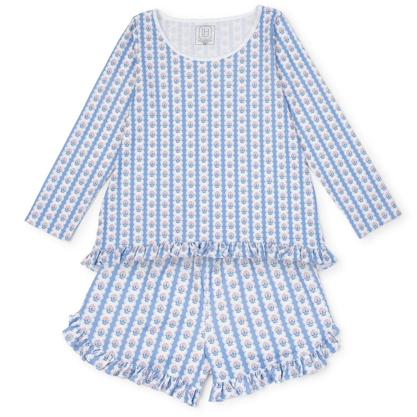 Kathryn Women's Pajama Short Set - Harvest Ribbon Floral
