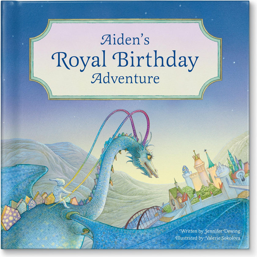 Royal Birthday Dragon Adventure Personalized Board Book