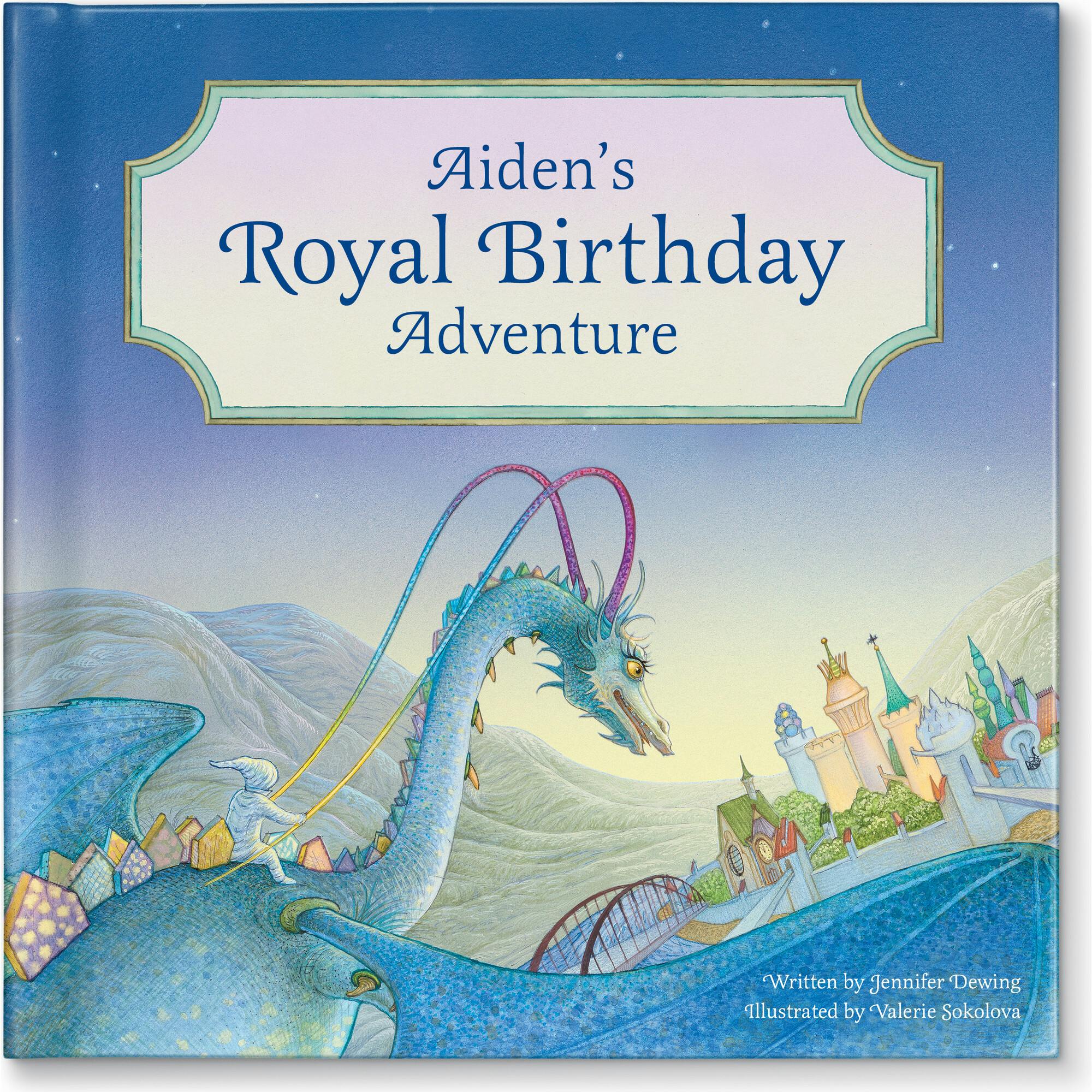 Royal Birthday Dragon Adventure Personalized Board Book