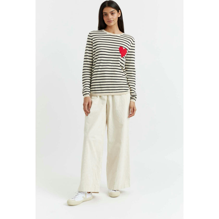 Breton Heart Wool & Cashmere Sweater