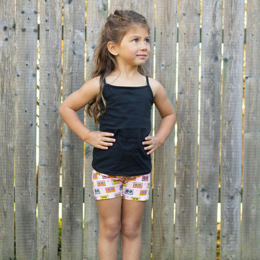 Biker Shorts in Cassettes/Stars