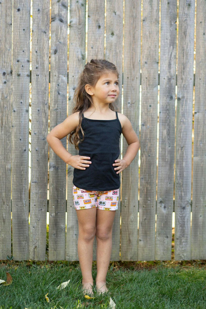 Biker Shorts in Cassettes/Stars