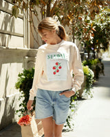 Adults Organic Weekend Sweatshirt in Peach