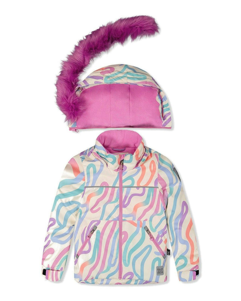 Two Piece Discover Snowsuit Multicolored Line Print