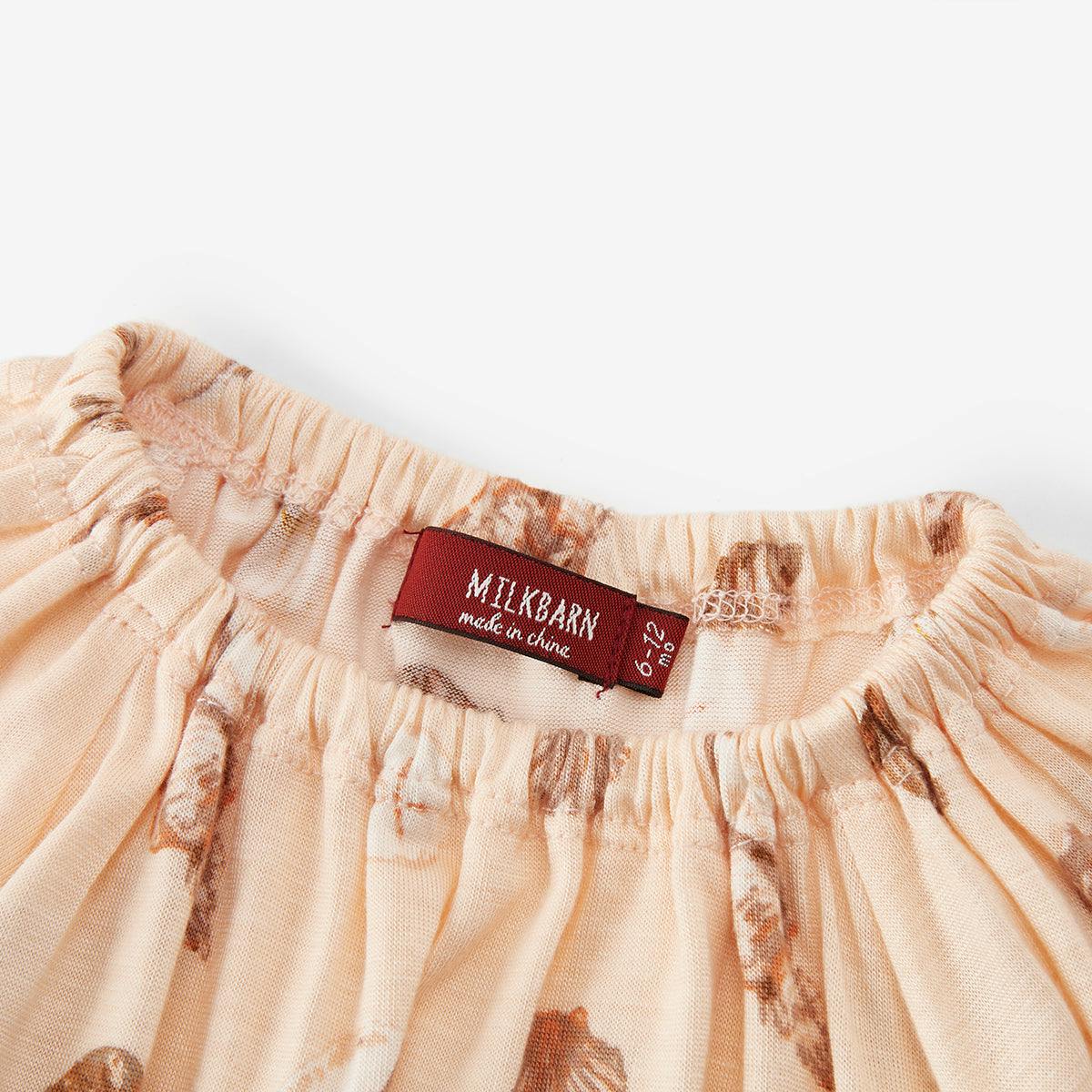 Seashells Bamboo Dress & Bloomer Set