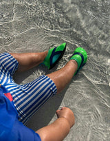 Scuba Green Spandex Aqua Shoe