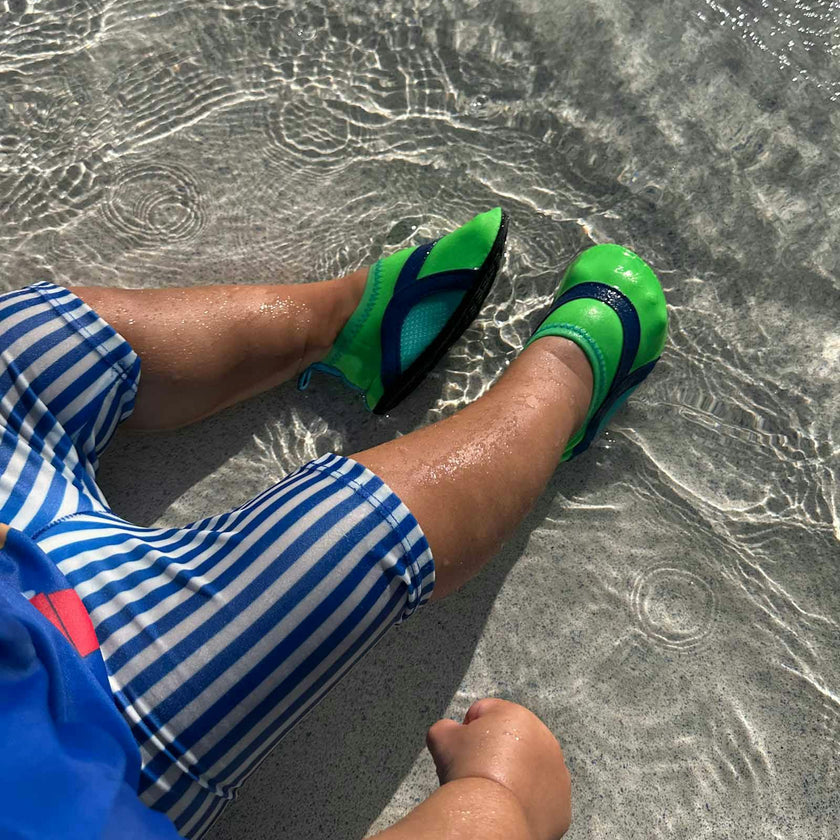 Scuba Green Spandex Aqua Shoe
