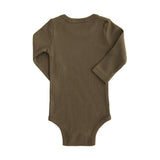 Brown Long Sleeved Modal Bodysuit