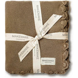 Organic Cotton Scalloped Baby Blanket