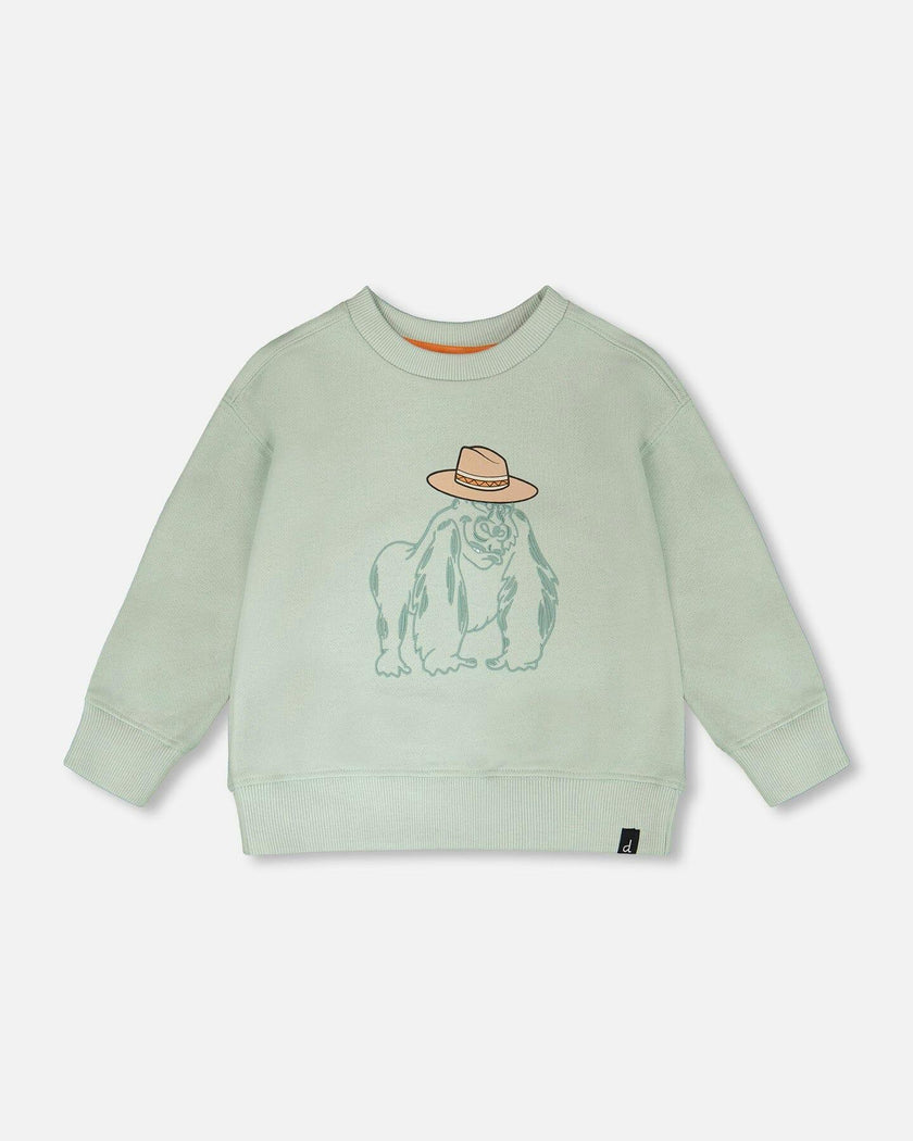 French Terry Sweatshirt Mint Green