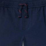 Athletic Stripe Short, navy blue