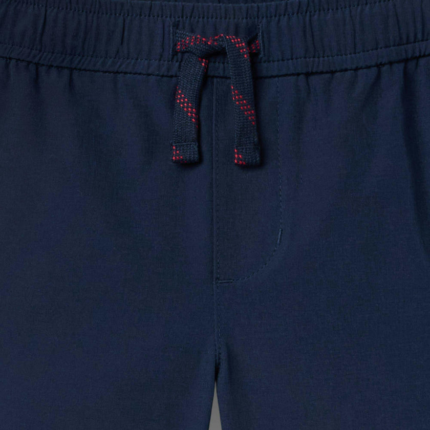Athletic Stripe Short, navy blue