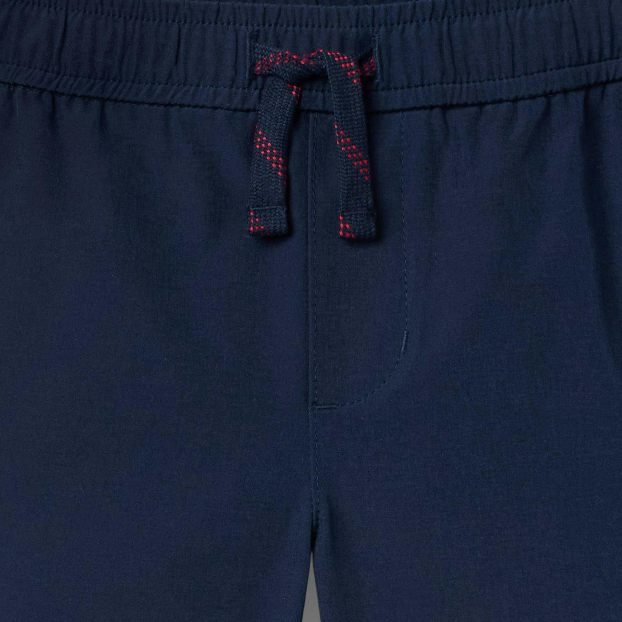 Athletic Stripe Short, navy blue