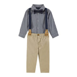 Infant Buttondown Suspenders Set
