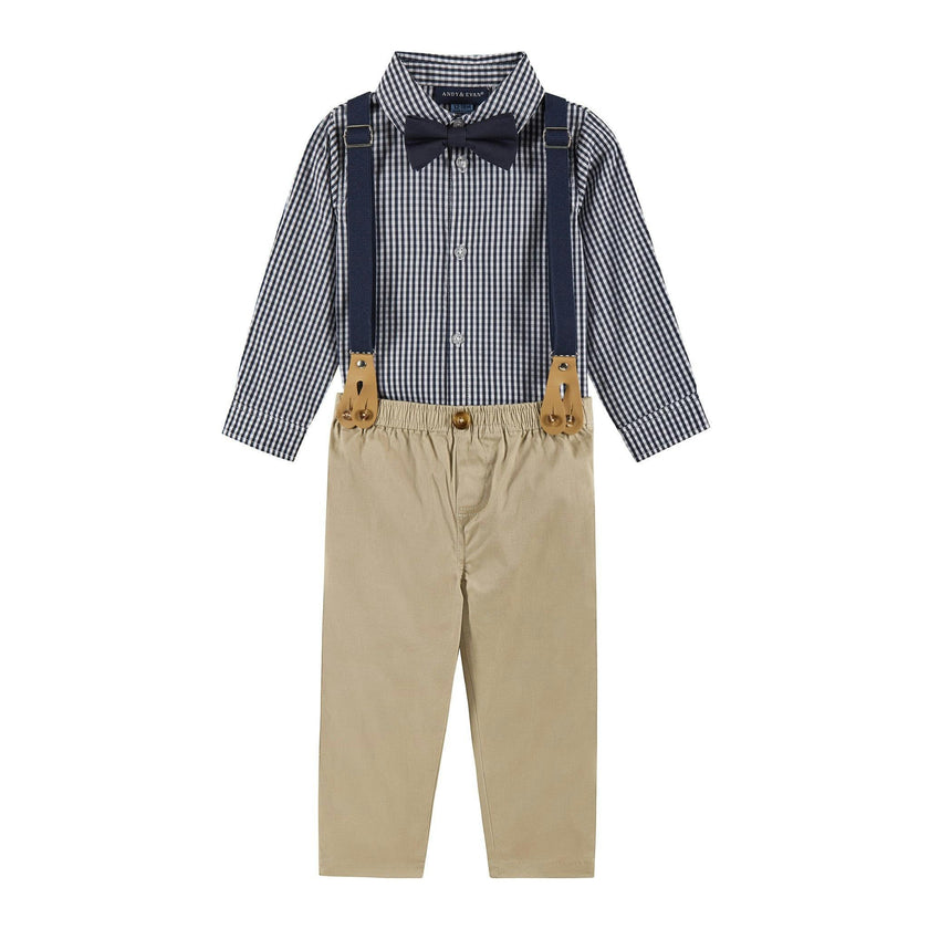 Infant Buttondown Suspenders Set