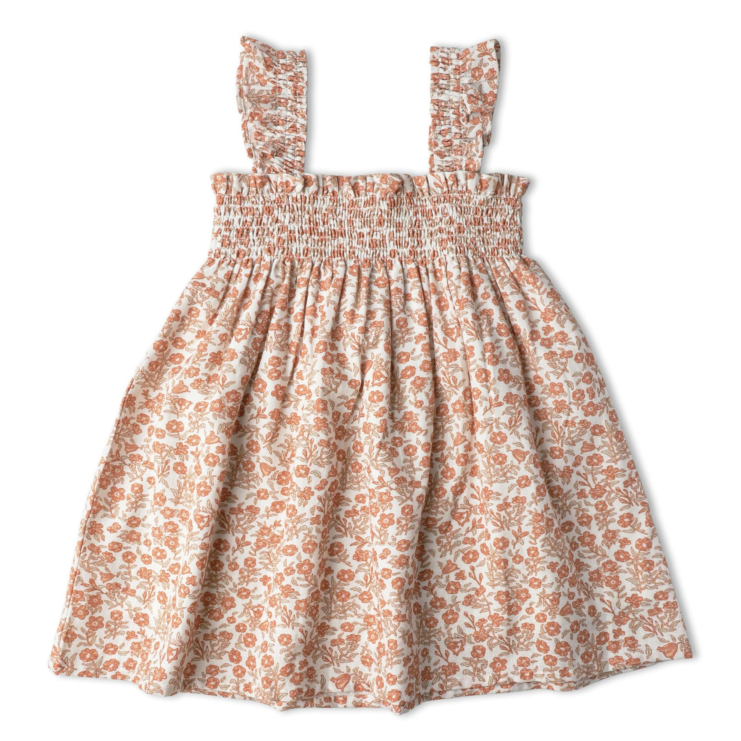 Organic Smocked Sundress - Sienna