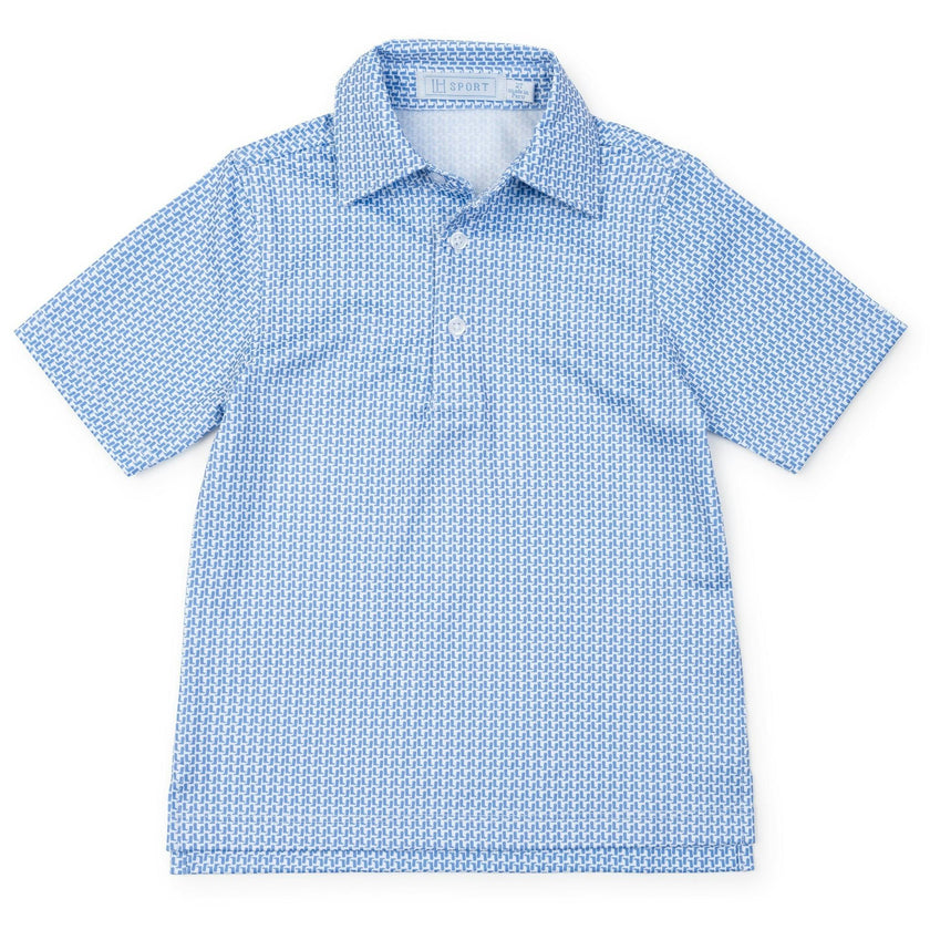 Will Boys' Performance Polo by LH Sport - Rambler Blue