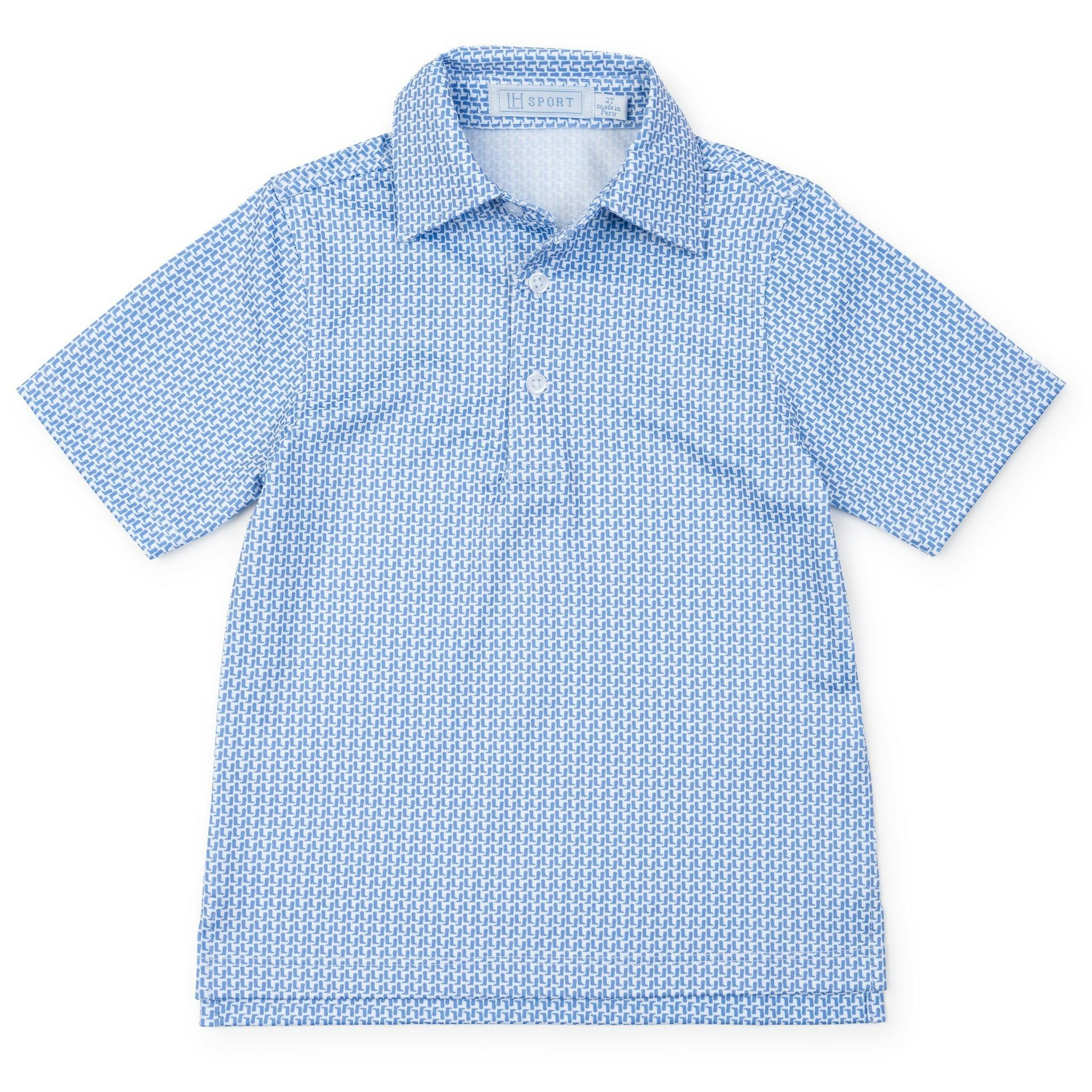 Will Boys' Performance Polo by LH Sport - Rambler Blue