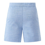Blue Chambray Shorts