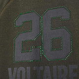 ZADIG & VOLTAIRE Club Voltaire Embellished T-shirt Dress