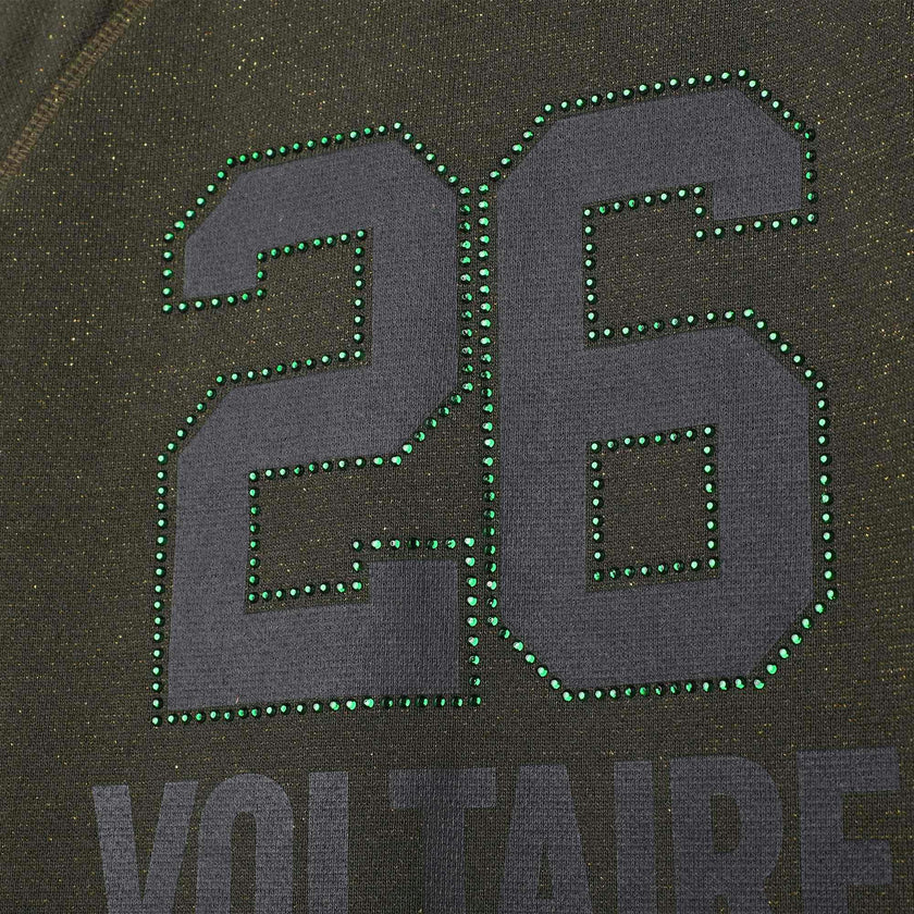 ZADIG & VOLTAIRE Club Voltaire Embellished T-shirt Dress