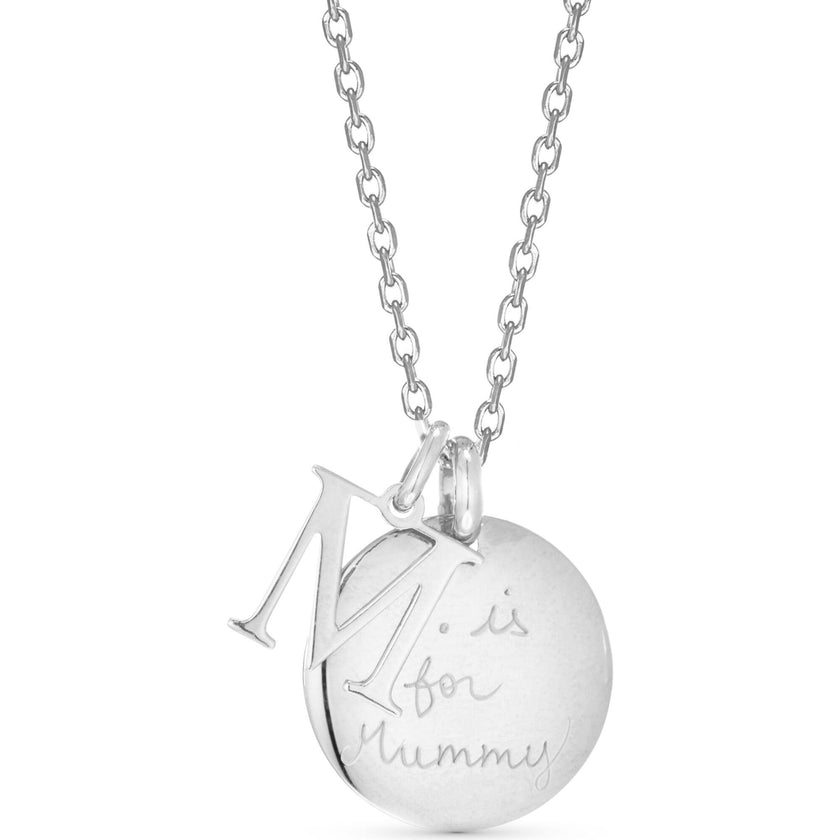 Personalized Alphabet Necklace, Sterling Silver
