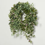 Wild Vines - Mixed Foliage, Peperomia Leaf & Wandering Dude All Season Greenery Front Door Wreath