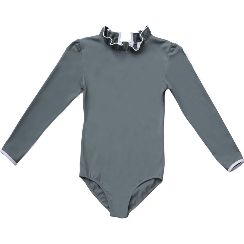 Sofia Surf Suit in Pebbles Grey & Ivory