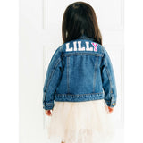 Custom Embroidered Washed Denim Jacket