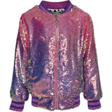 Women's Lavender Haze Sequin Bomber