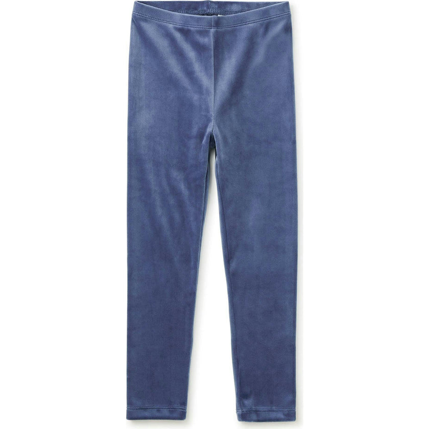 Velour Leggings, Blue