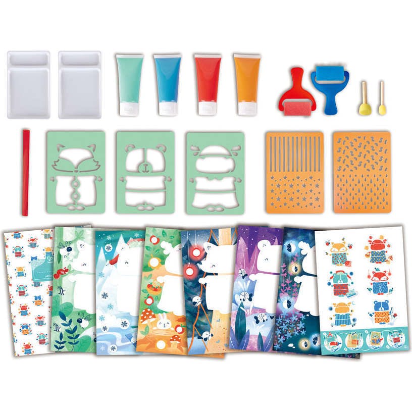 Hape: Sponge Painting Fun - 24pcs