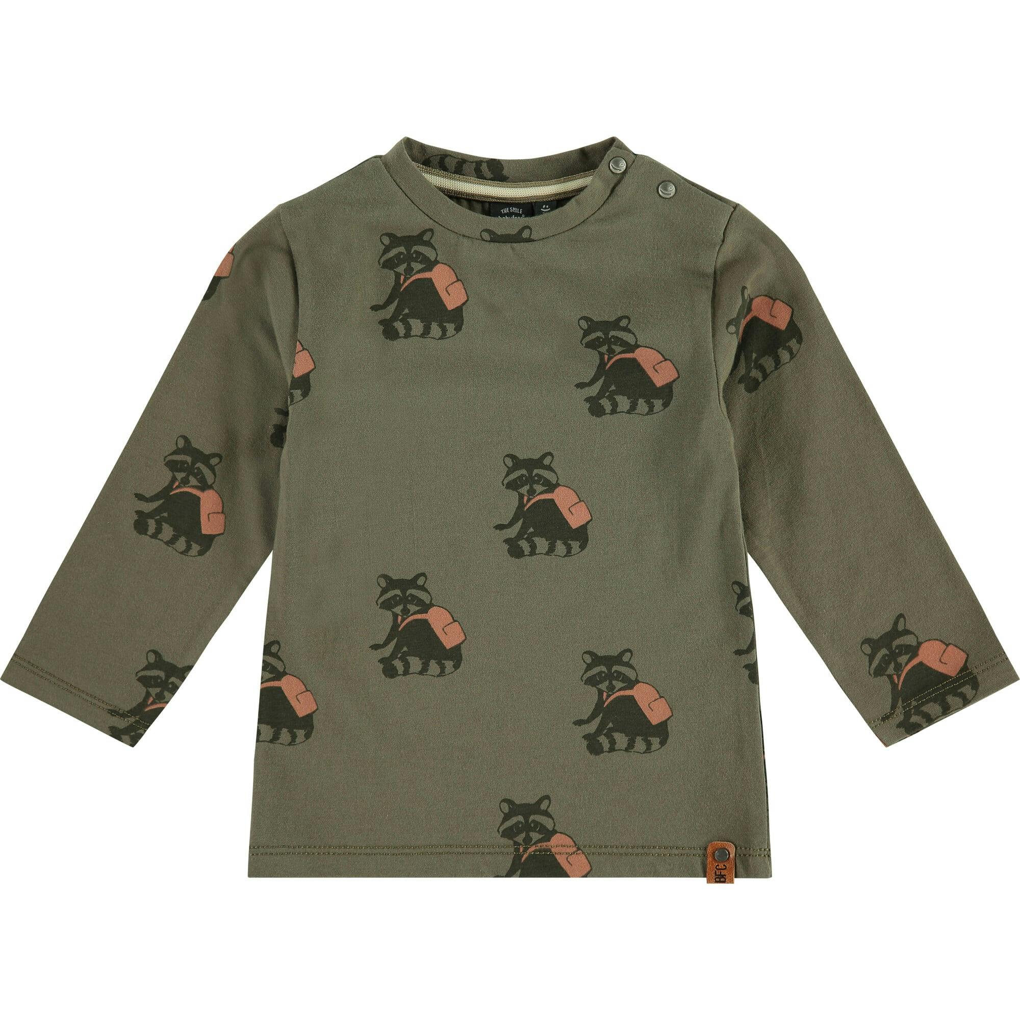 Long Sleeve Print Shirt
