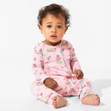 Candy Cane Lane Bamboo Convertible Footie