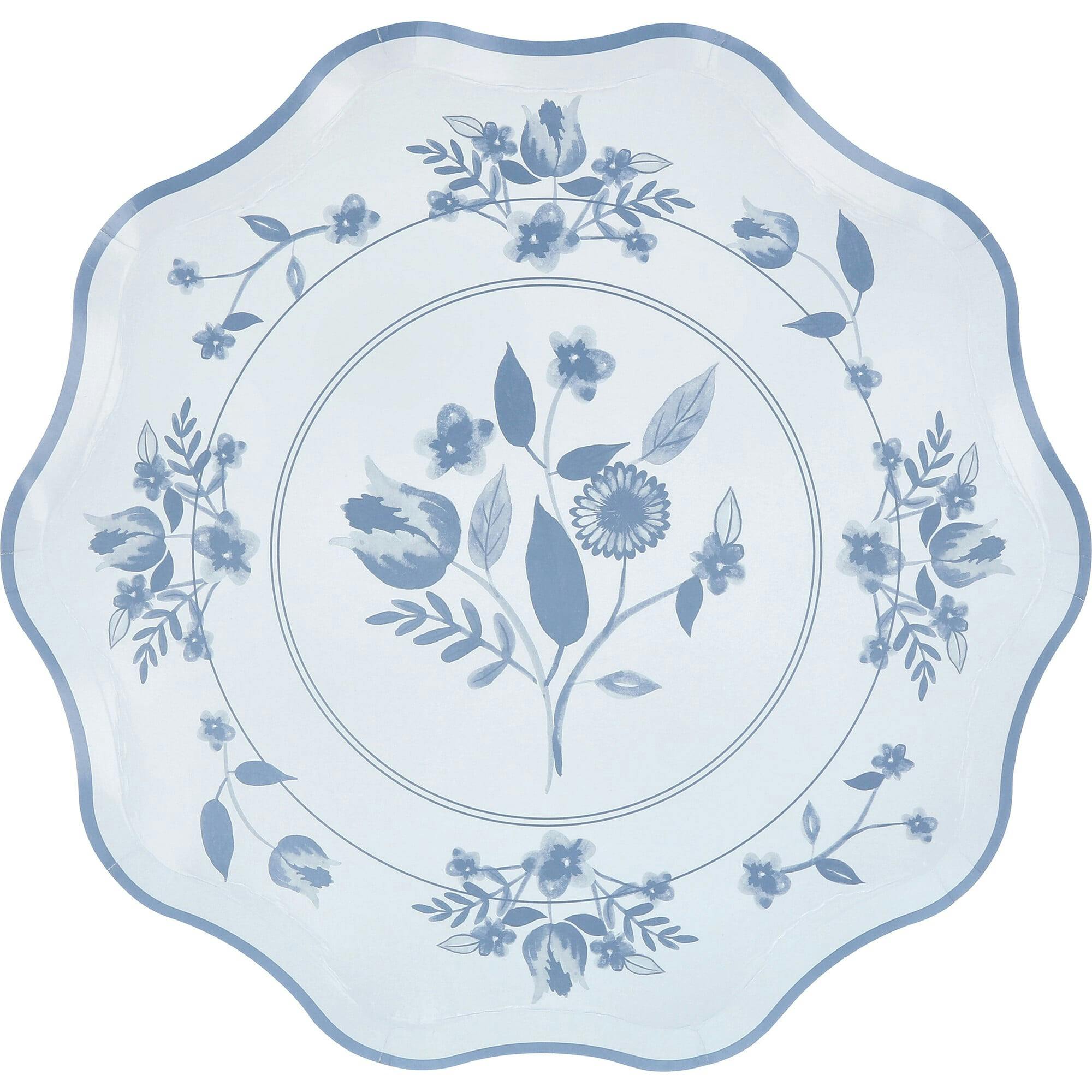 Vintage Botanical Dinner Plates