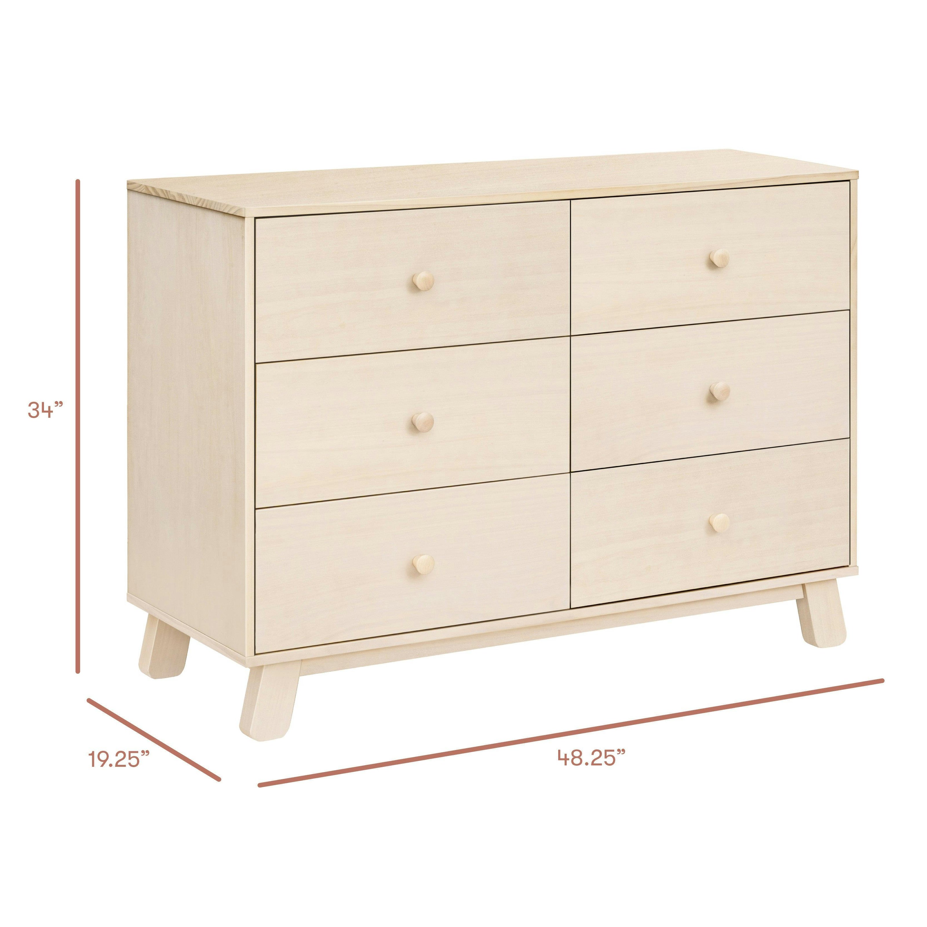 Babyletto Hudson Modern 6-Drawer Assembled Dresser (48