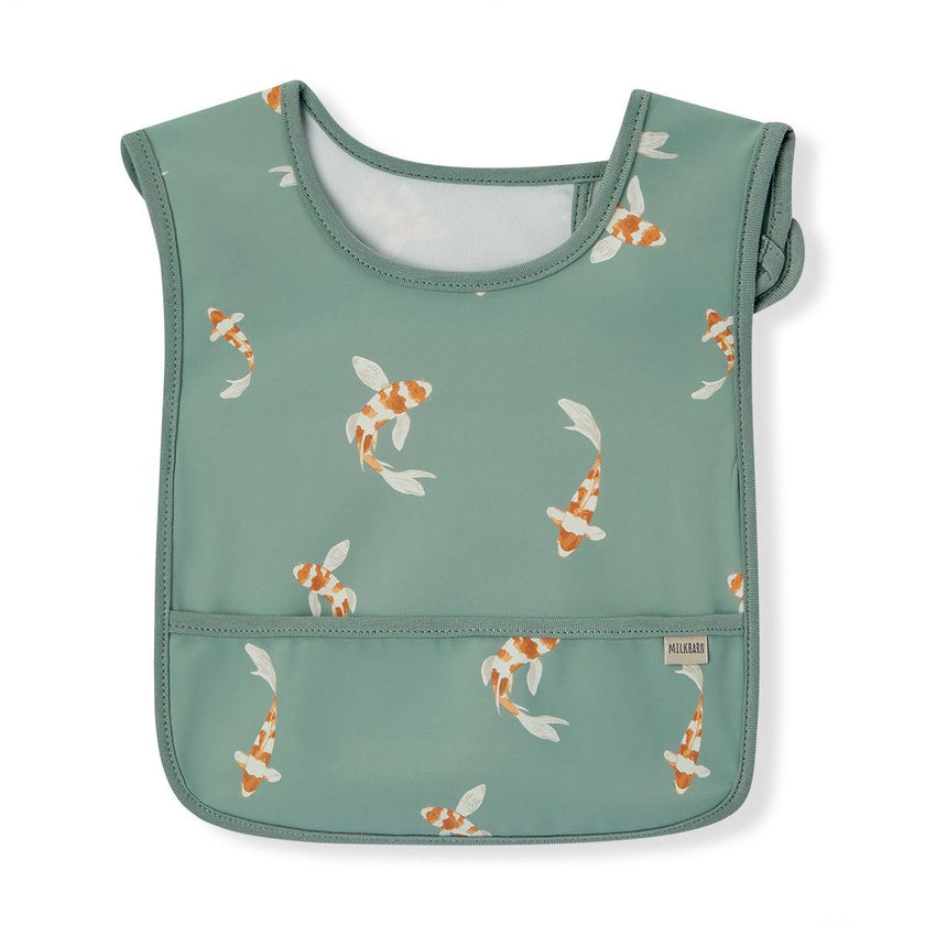 Swimming Koi Sleeveless Pocket Bib