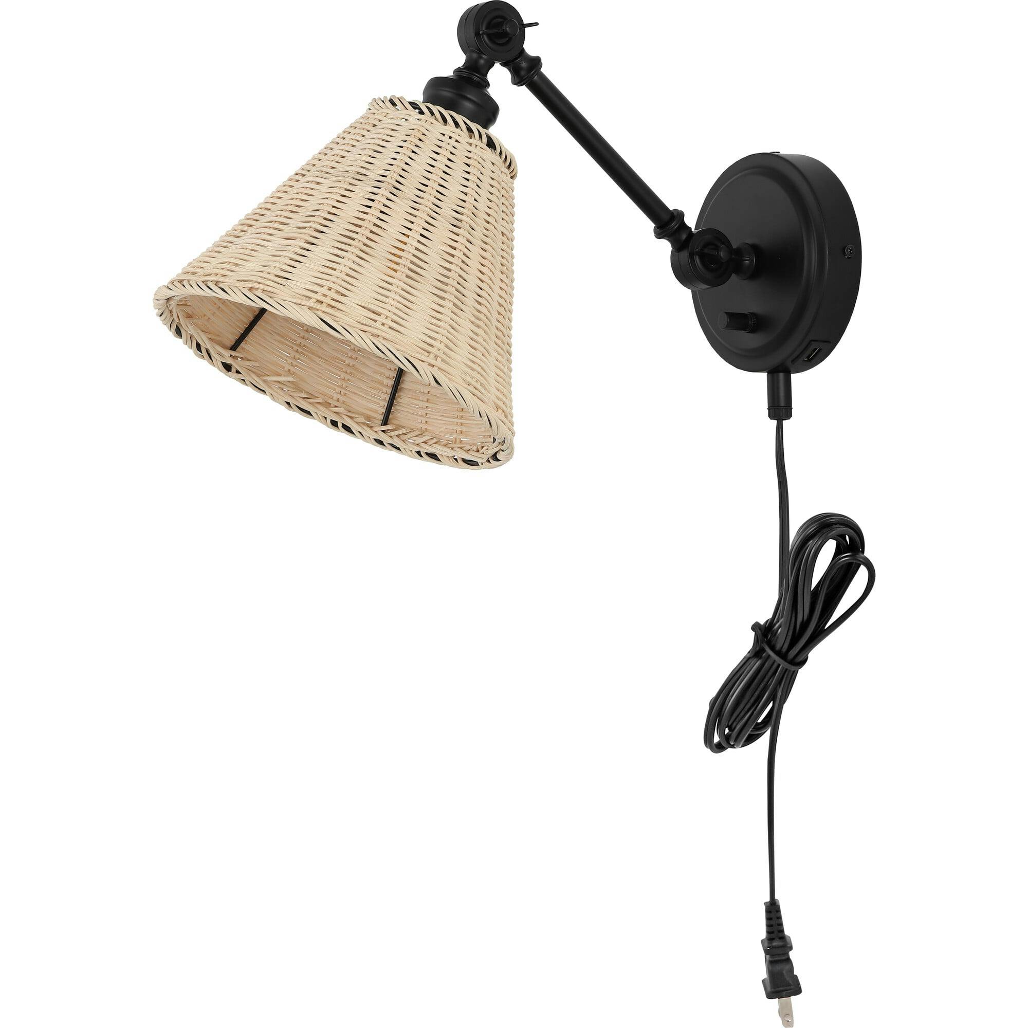 Oswynn Wall Sconces with USB Port