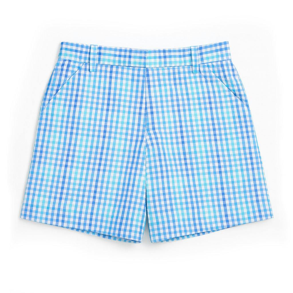 Plaid Seersucker Short