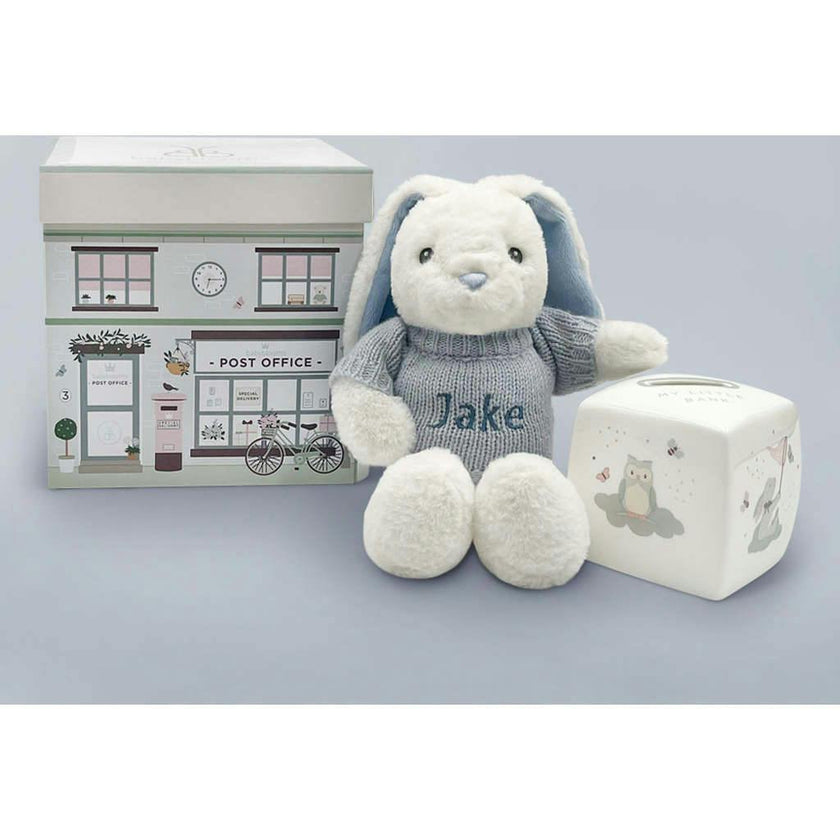 Personalized Blue and Little Love Money Box