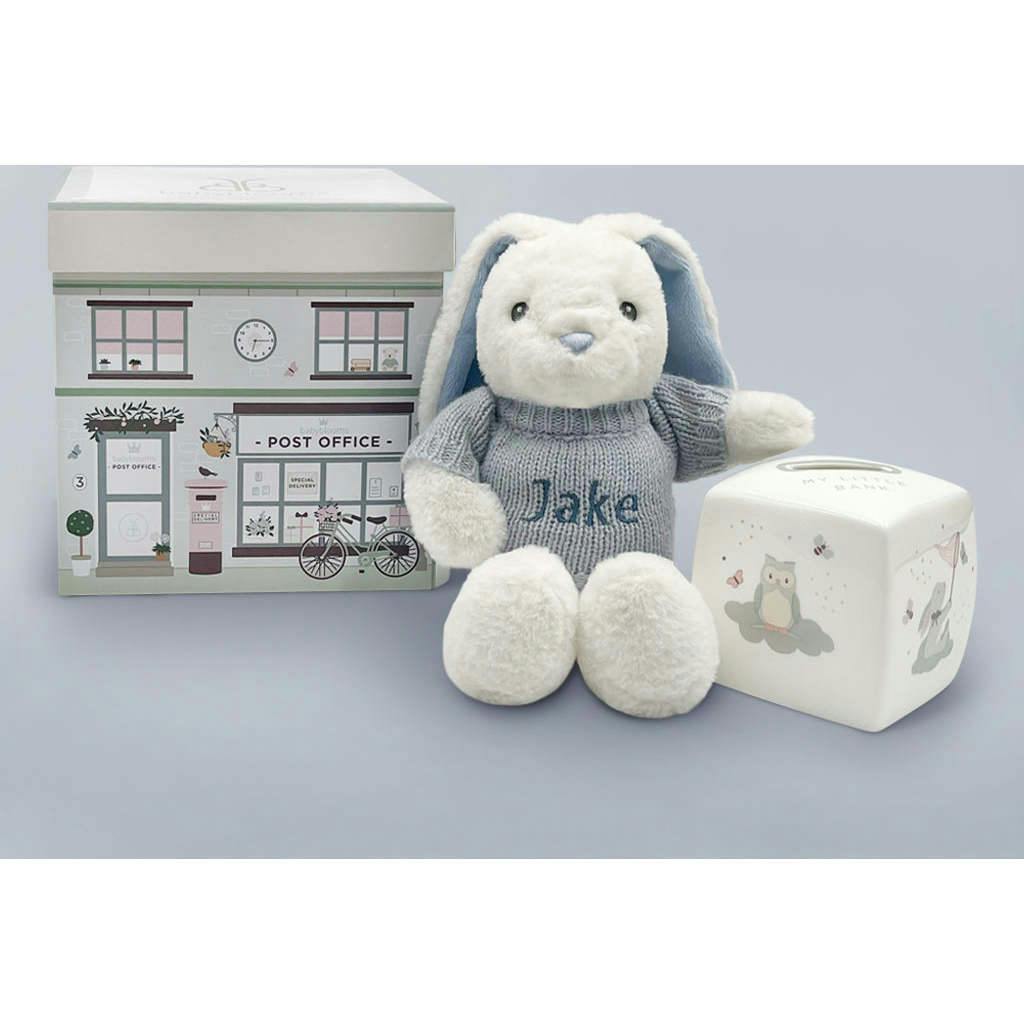 Personalized Blue and Little Love Money Box