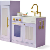Teamson Kids Little Chef Chester Wooden Play Kitchen with 12 Accessories