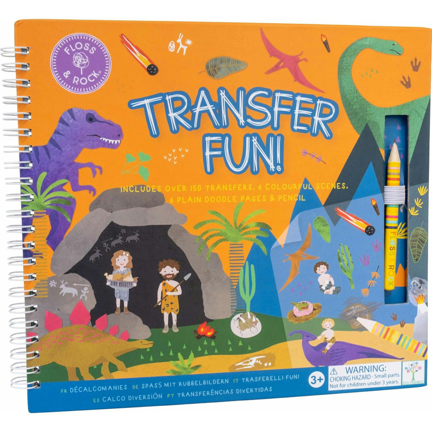 Transfer Fun Book  - Dinosaur