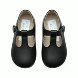 Alex British Pre-Walker Baby Shoes - Black