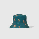 Reversible Bucket Hat – Pals in Print Collection: Skating Sloths